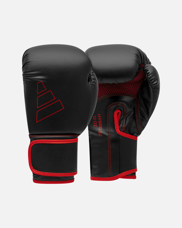 Gants de boxe Adidas Hybrid 80 – Noir/Rouge