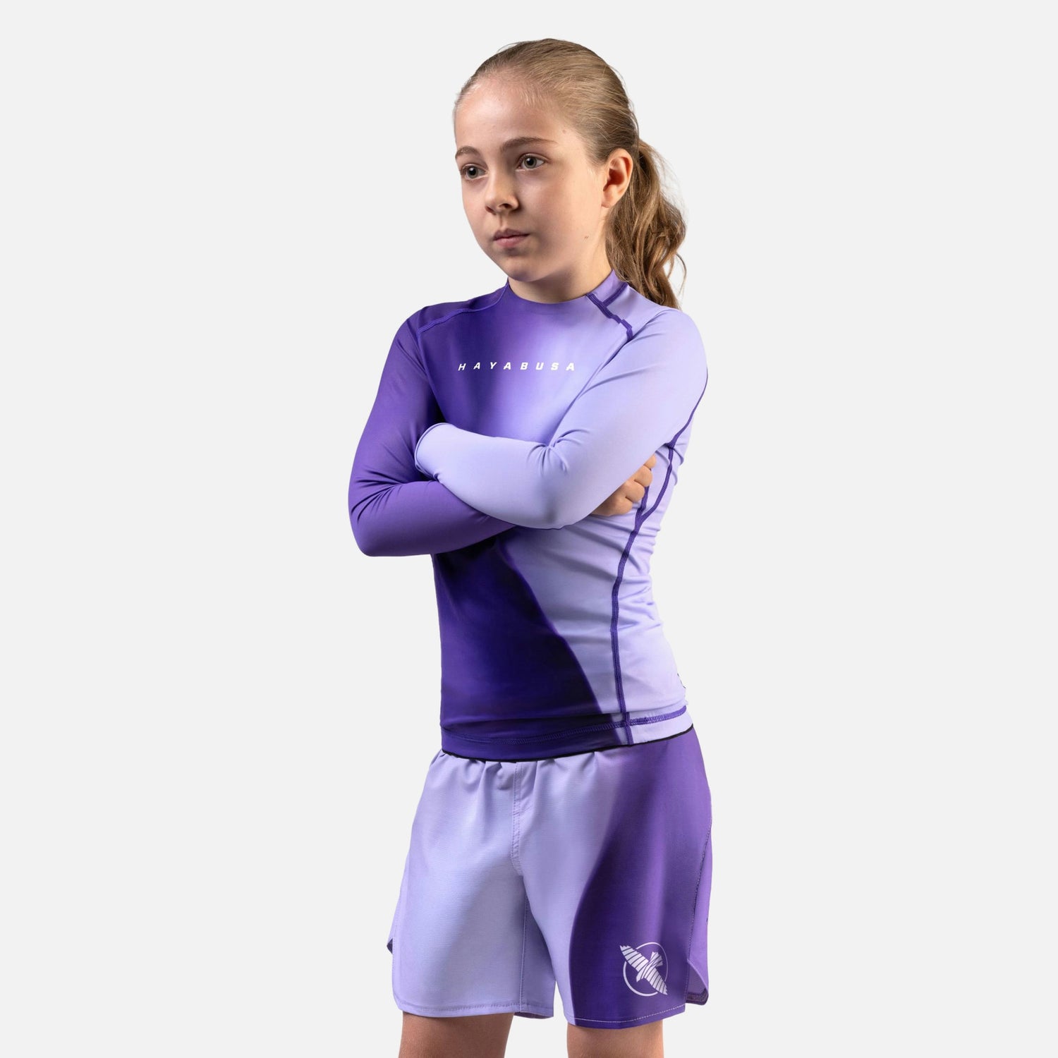 Pantalones de MMA Hayabusa Apex Nova – Niños – Púrpura