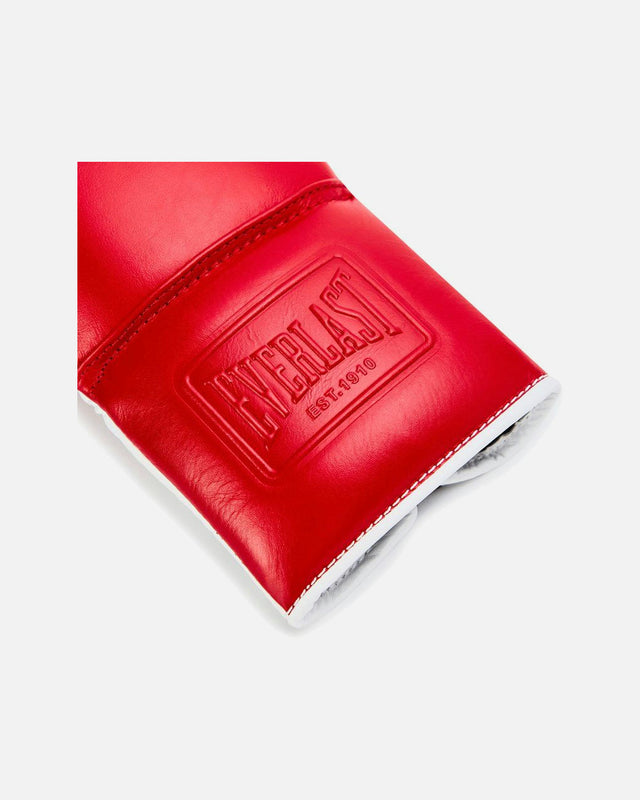 Everlast Profi-Boxhandschuhe Powerlock OG Pro – Rot/Weiß