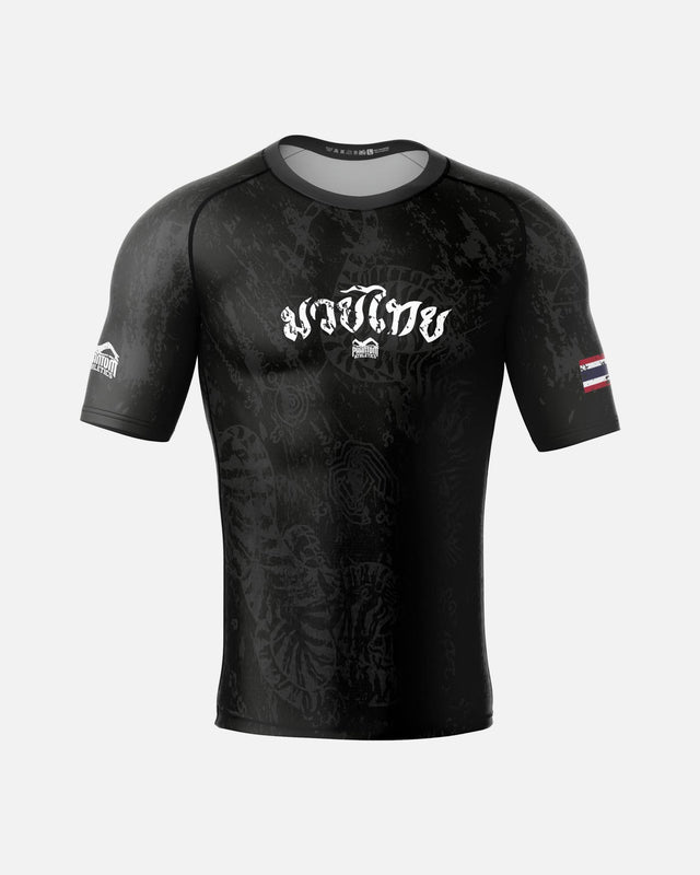 Rashguard Phantom Athletics Muay Thai – Noir/Gris