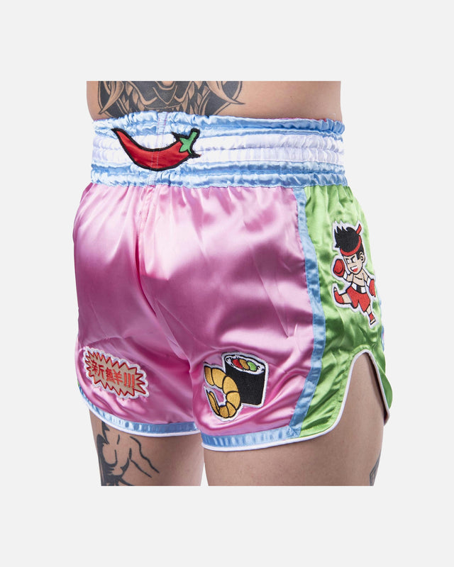 8 WEAPONS Muay-Thai-Shorts Yummy – Rosa