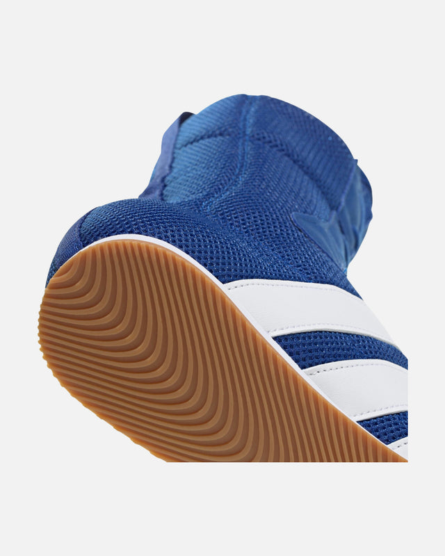 Chaussures de boxe Adidas Box Hog Classic – Bleu/Blanc