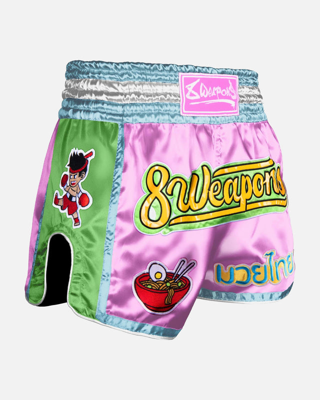 8 WEAPONS Muay-Thai-Shorts Yummy – Rosa