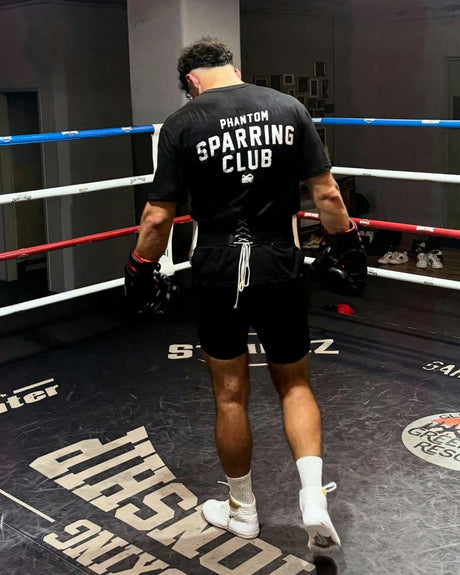 Phantom Athletics Trička Sparring Club Oversize Heavy – Černé