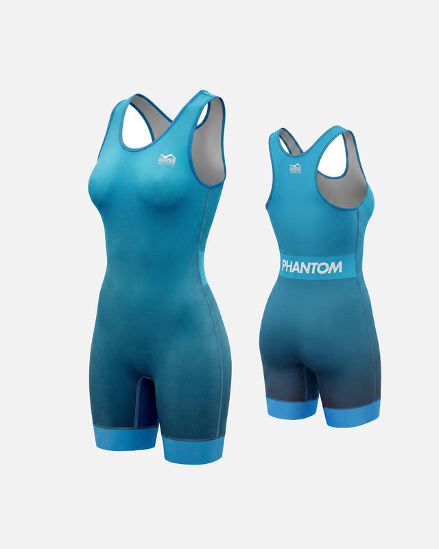Canotta da lotta Phantom Athletics APEX Donna – Rosso/Blu