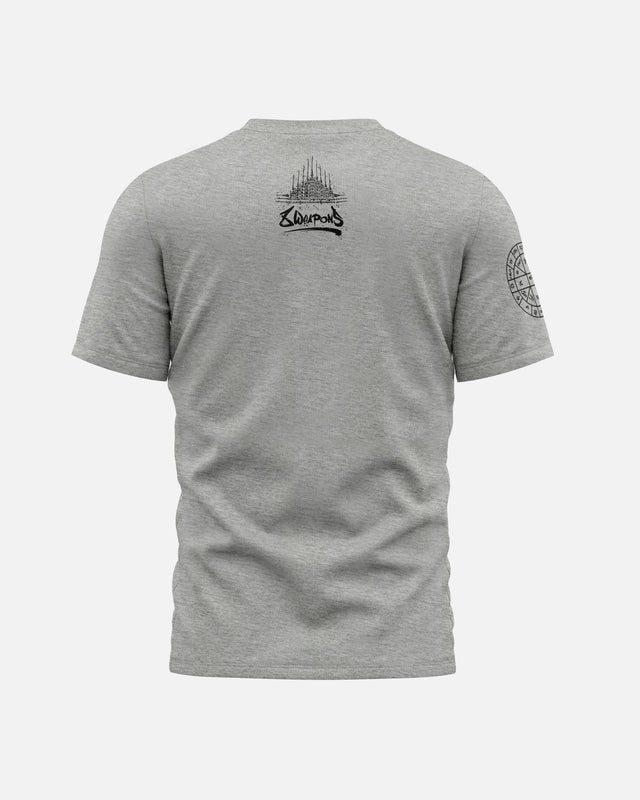 8 WEAPONS T-Shirt Yantra – Grau