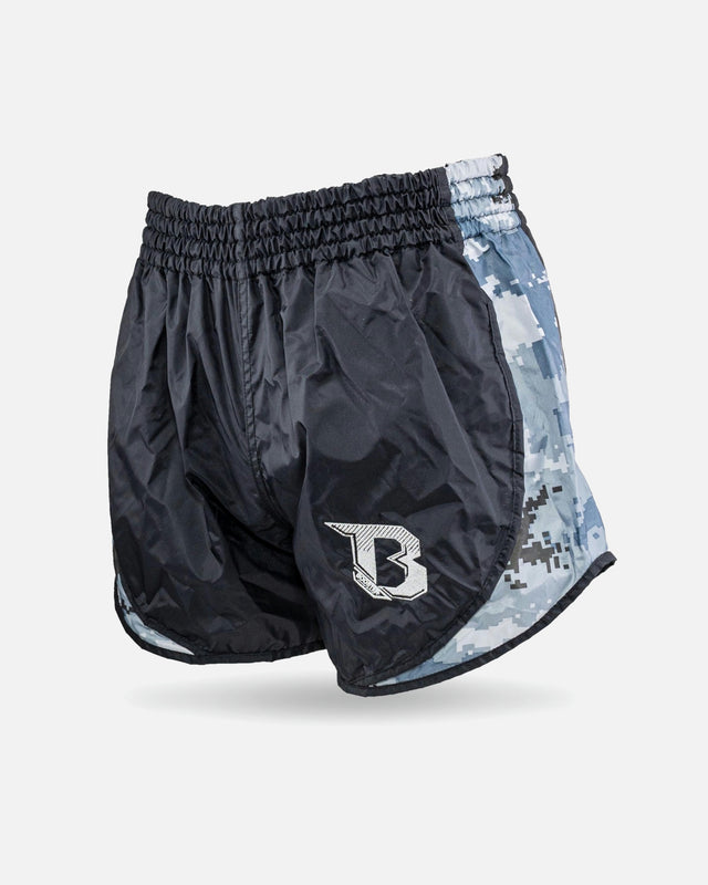 Shorts de Muay Thai Booster Retro Hybrid – Gris