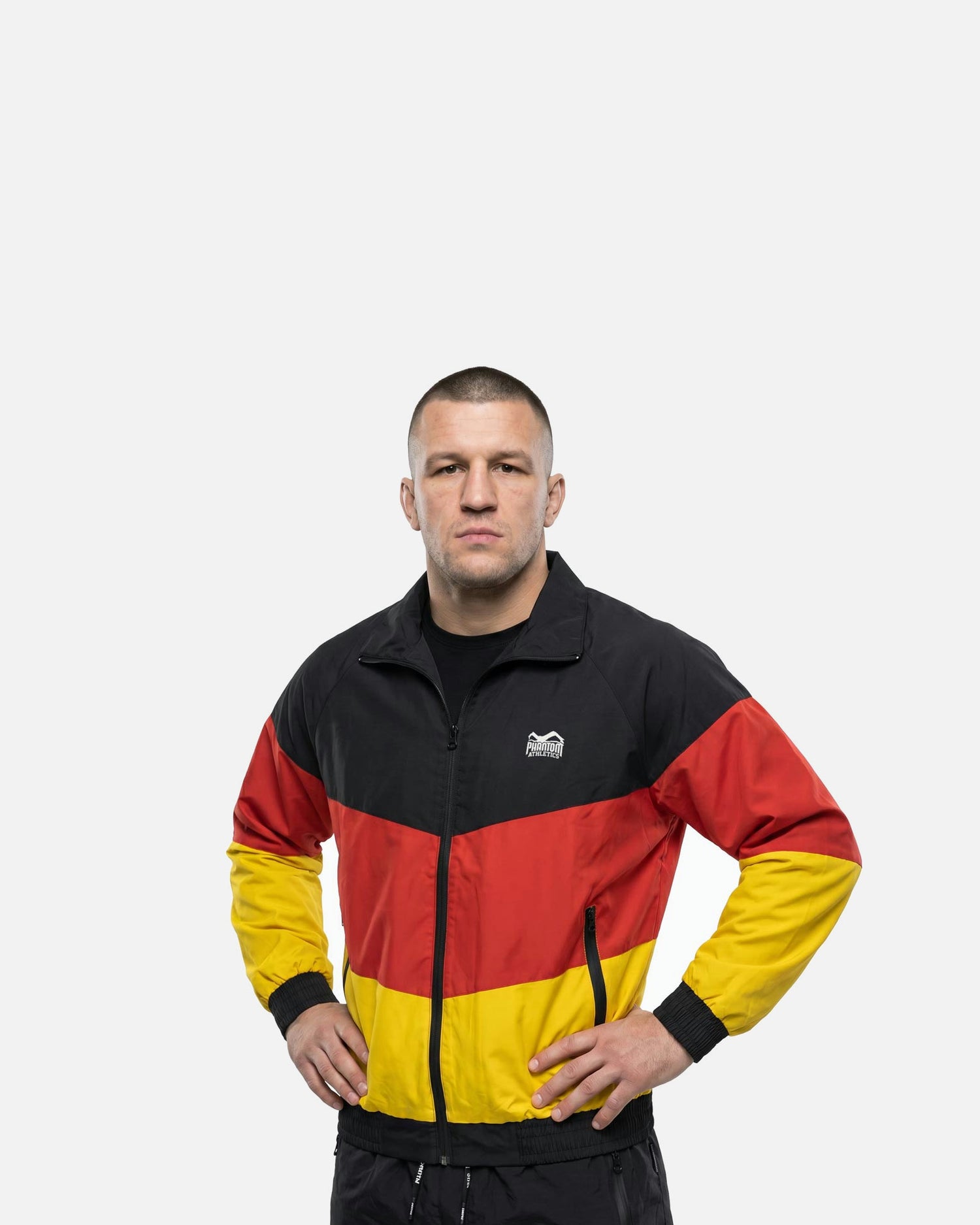 Phantom Athletics Trainingsjas DMC Team Germany FS – Schwarz/Rot/Gold