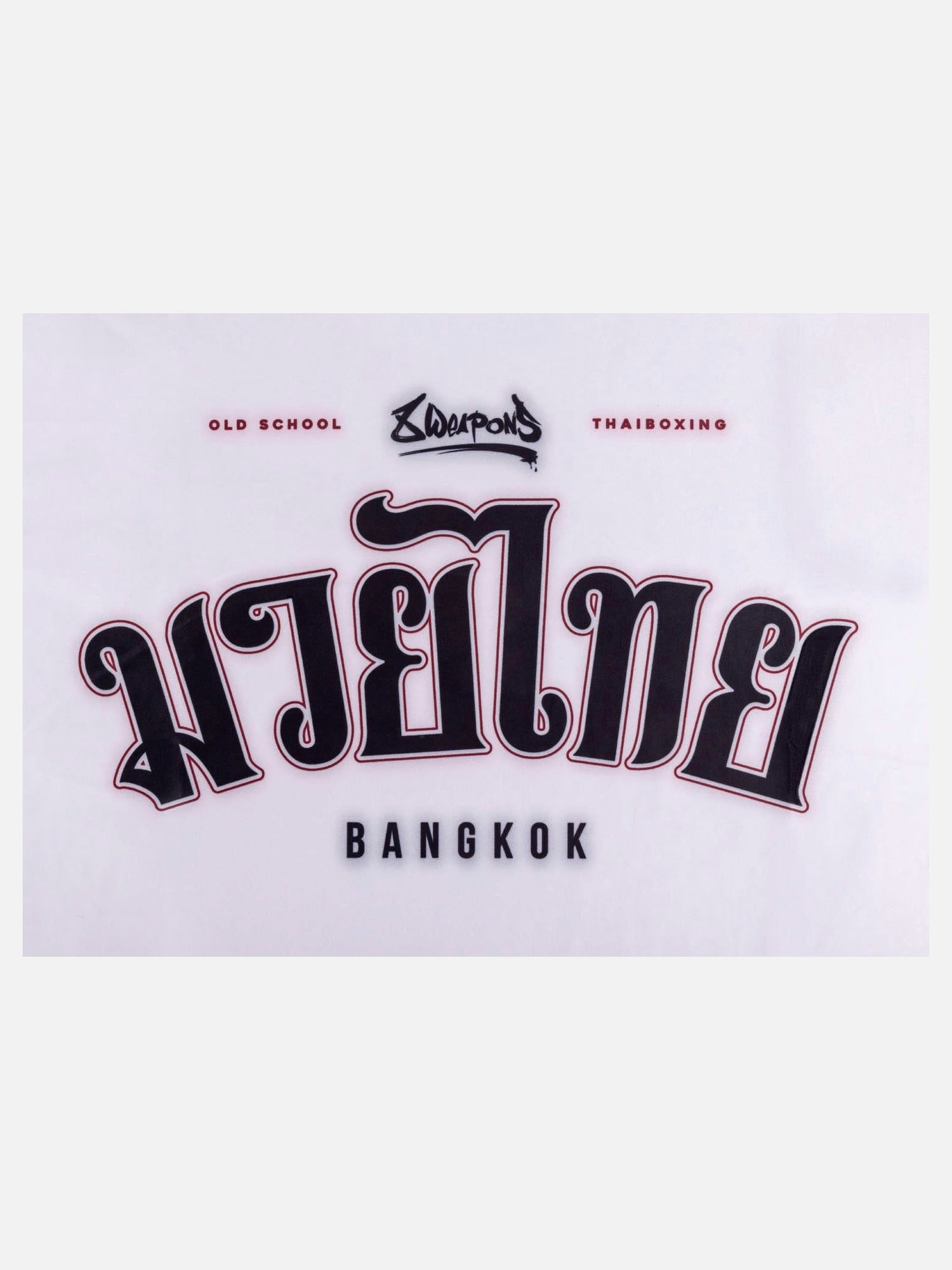 8 WEAPONS T-Shirt Bangkok - Wit/Zwart