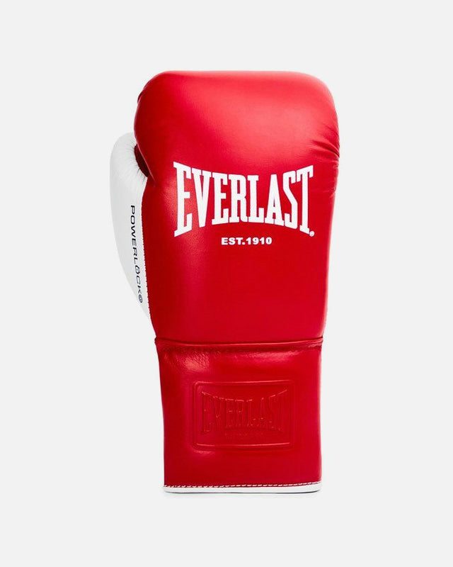 Everlast Profi-Boxhandschuhe Powerlock OG Pro – Rot/Weiß