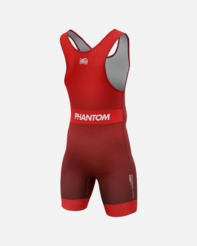 Phantom Athletics Worstelsinglet Apex – Röd