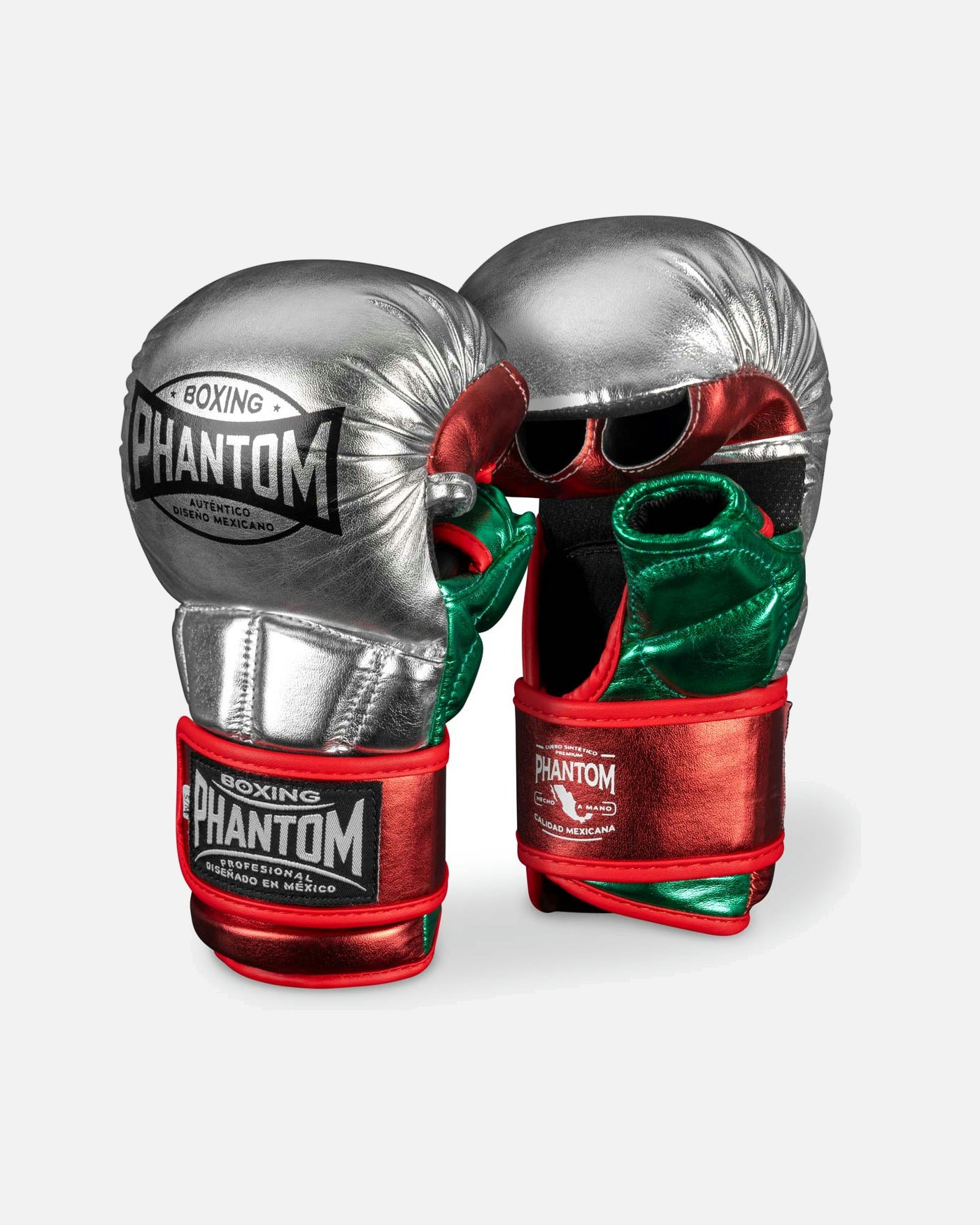 Phantom Athletics Mexico MMA Gloves – Light Blue/Silver