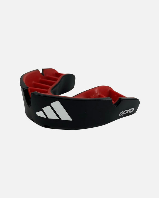 Adidas Mundschutz OPRO Gen4 Silver-Edition – Schwarz