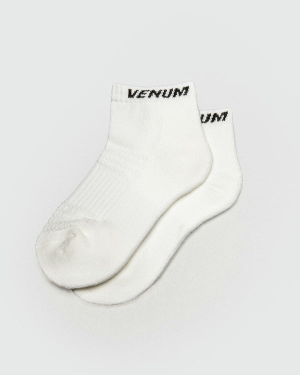 Venum Essential Ankle Socks - White - 3-Pack