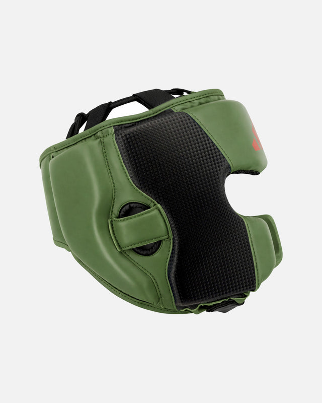 Casque de boxe Adidas Power 50 – Vert/Rouge