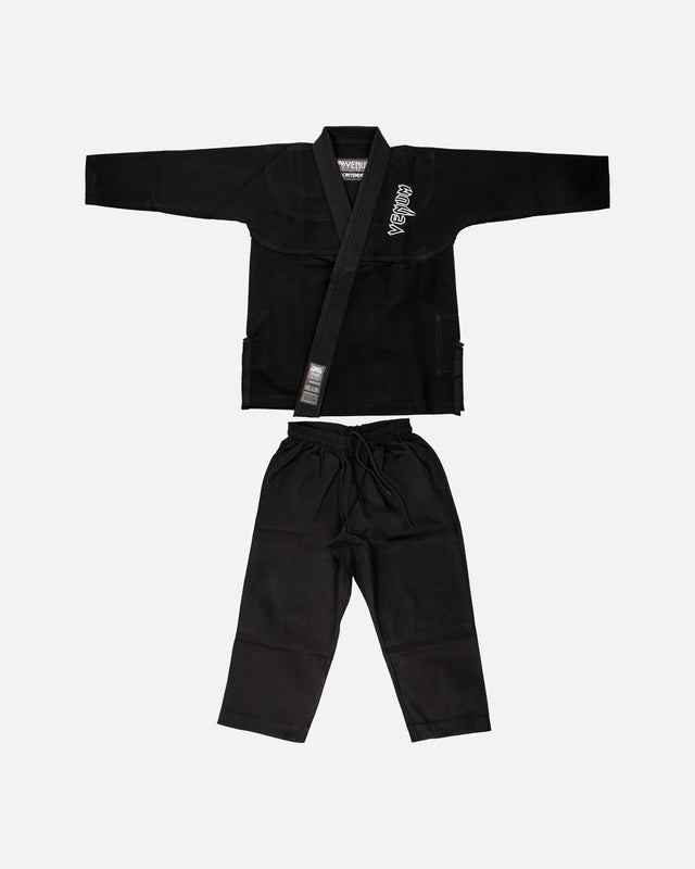 Kimono de BJJ Venum Contender – Negro Niños