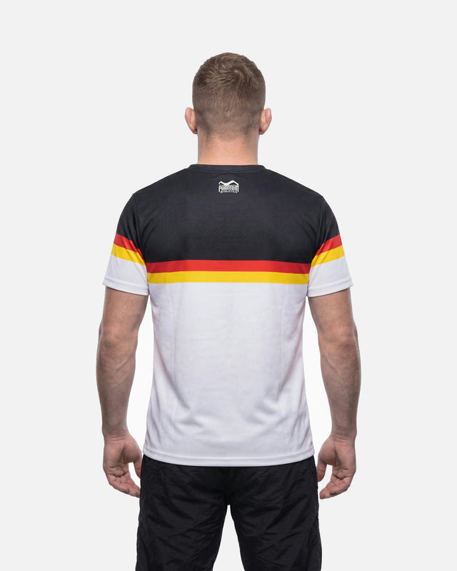 T-shirt da allenamento Phantom Athletics EVO+ Germany EC – Bianco/Nero/Rosso/Oro