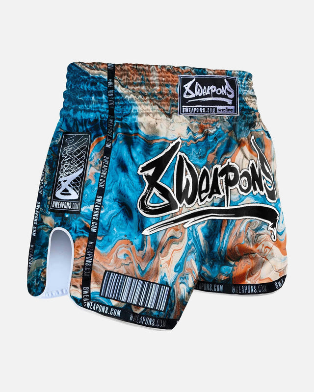Shorts de Muay Thai 8 WEAPONS Vivo Vertigo – Multicolore