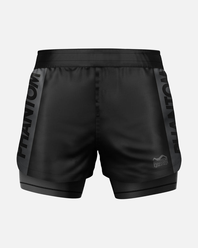 Shorts de compression Phantom Athletics Fusion 2in1 Apex – Bleu