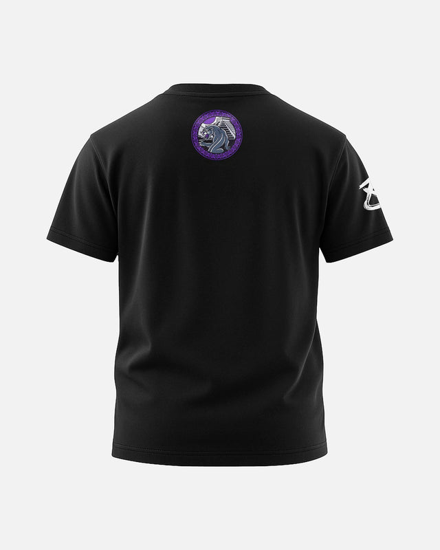 T-shirt 8 WEAPONS Beastial Panther – Nero/Viola