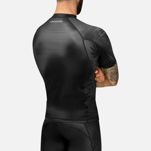 Hayabusa Rashguard Geo Short Sleeve – Grey