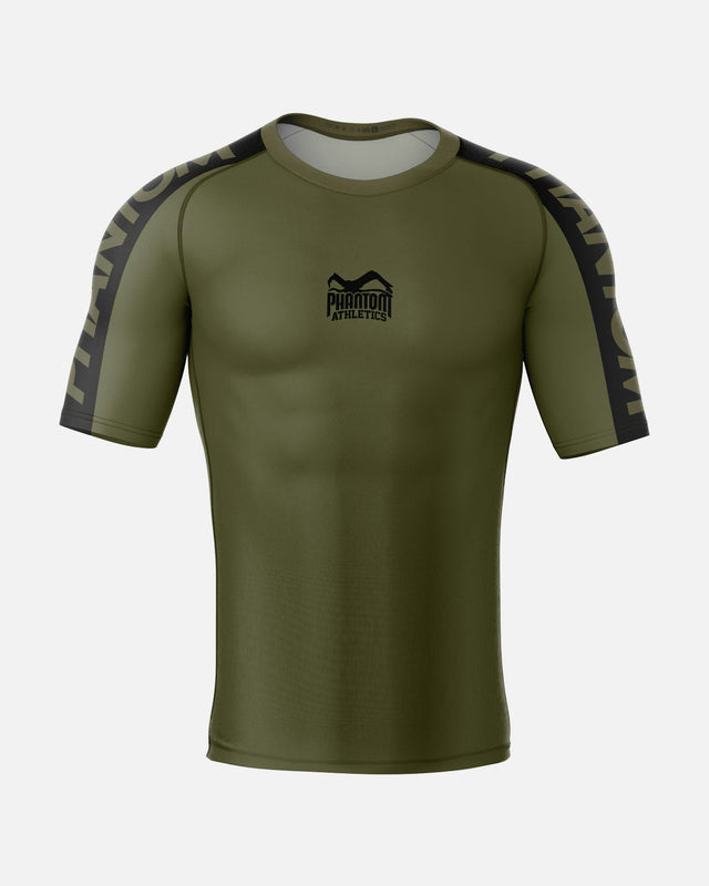 Phantom Athletics Rashguard EVO Apex Korte Mouwen - Grijs