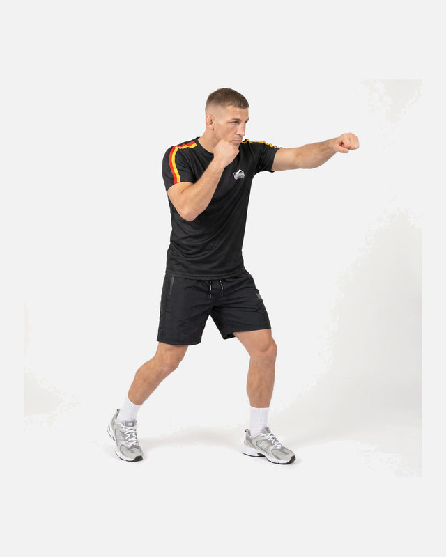 Camiseta Phantom Athletics EVO+ Germany – Negro/Rojo/Oro