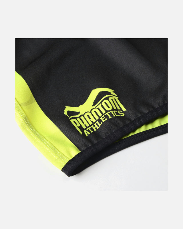 Pantalones de Muay Thai Phantom Athletics Revolution – Negro/Neón