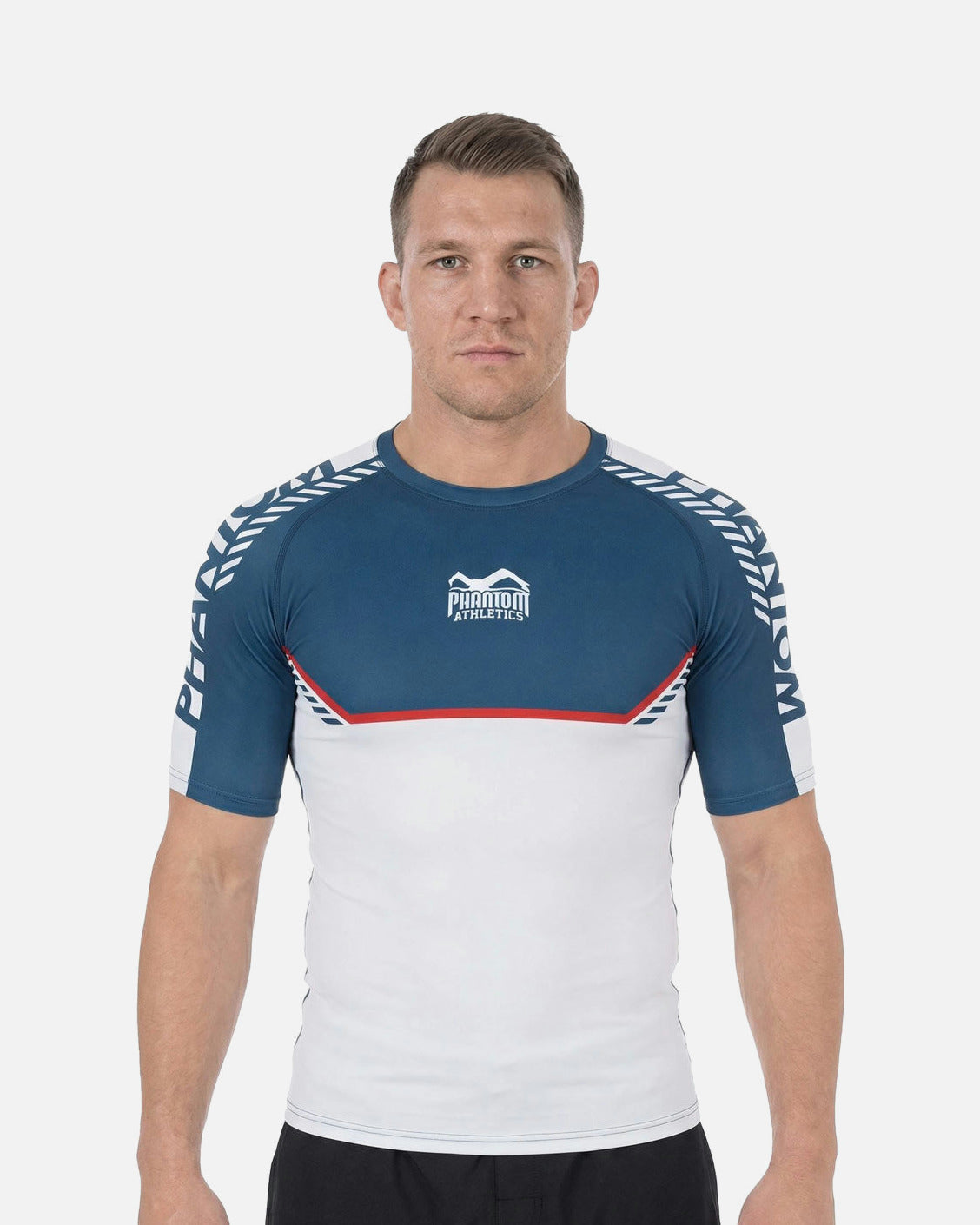 Rashguard Phantom Athletics EVO Apex Manches courtes – Bleu