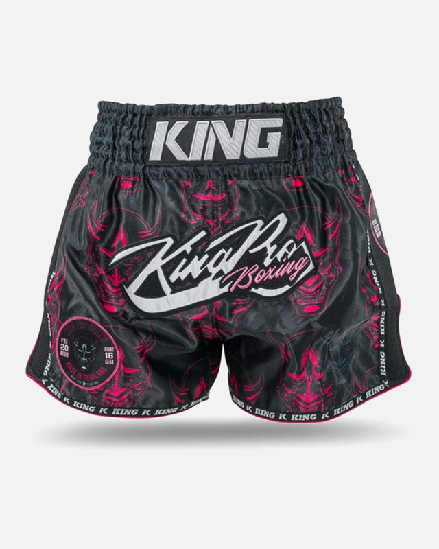 King Pro Boxing Muay-Thai-Shorts Devil – Schwarz