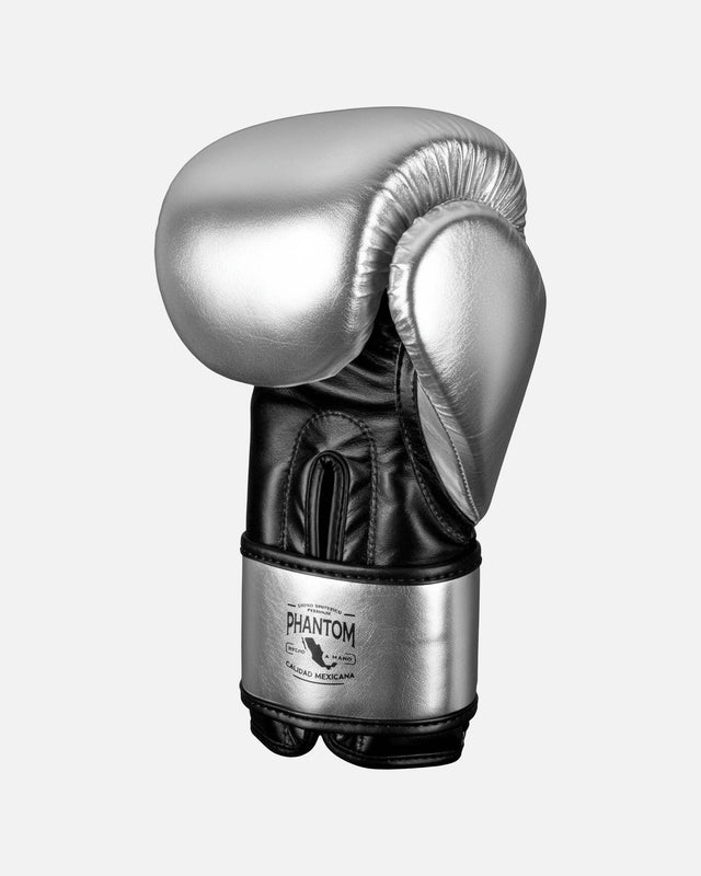 Guantoni da boxe Phantom Athletics Mexico – Argento/Nero