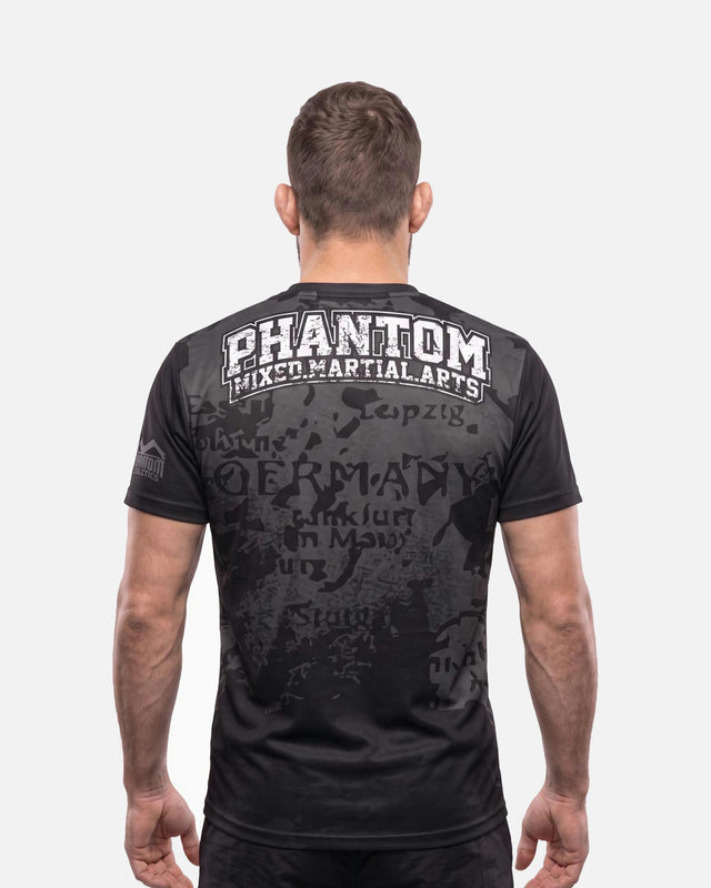 Camiseta de entrenamiento Phantom Athletics EVO Germany Silver Eagle – Negro/Gris