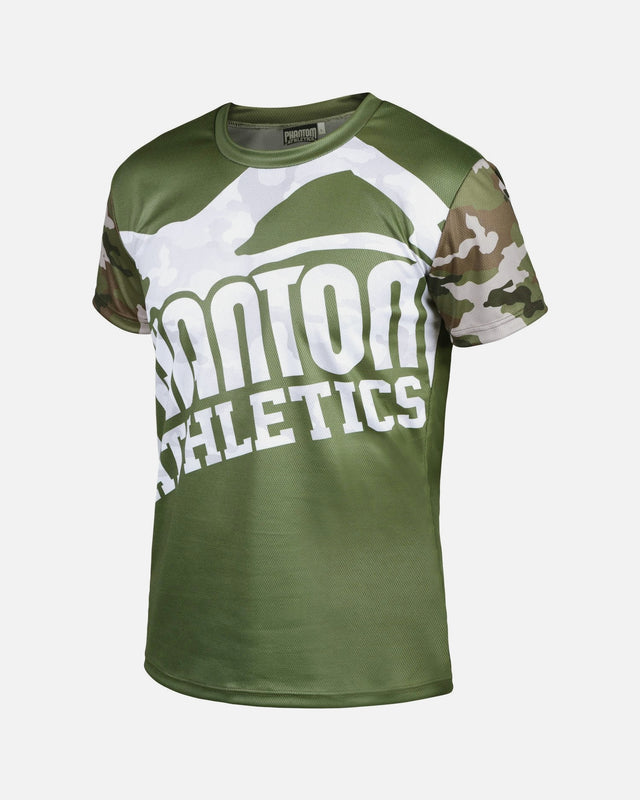 T-shirt da allenamento Phantom Athletics EVO Warfare – Army Camo