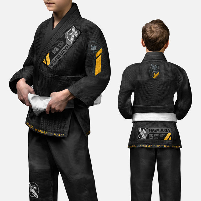 Kimono de BJJ Hayabusa Ascend Niños – Negro