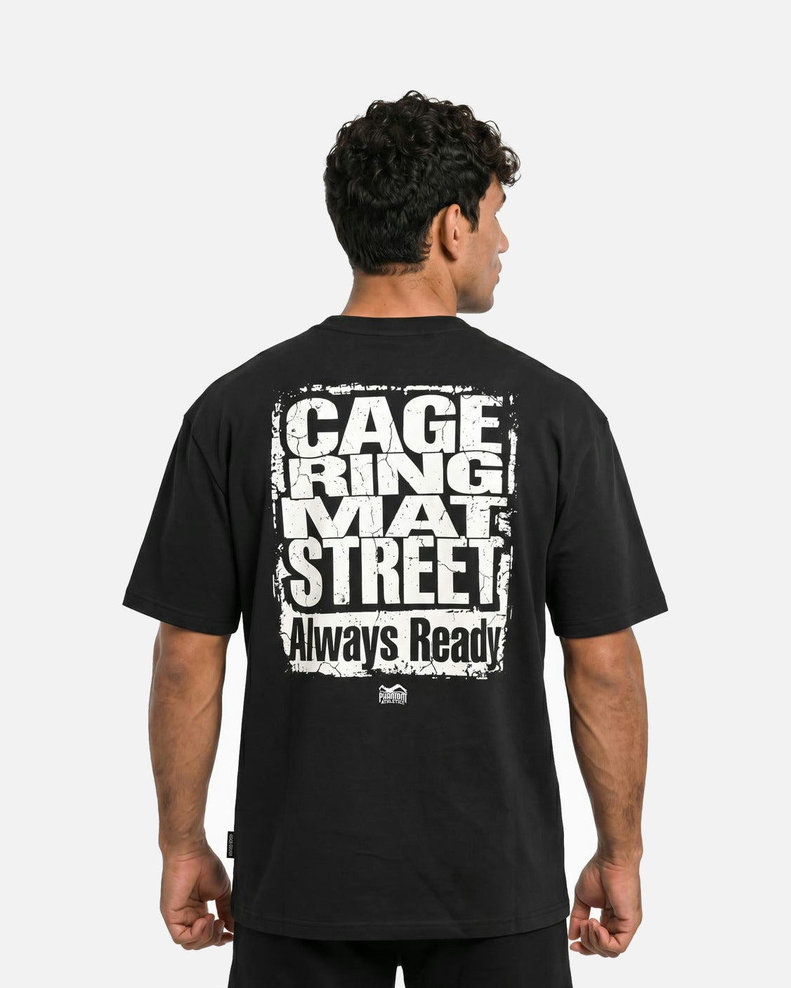 Phantom Athletics T-Shirt Cage Ring Mat Street – Black