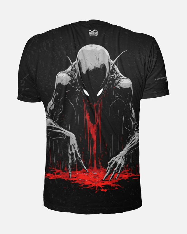 Camiseta de entrenamiento Phantom Athletics EVO+ Nightmare – Negro/Rojo