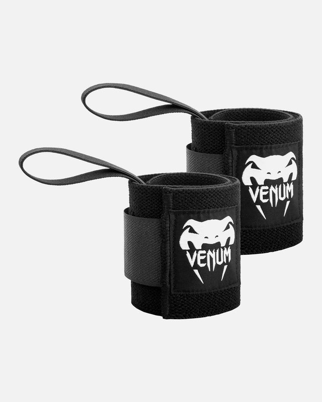 Venum Hyperlift Weightlifting Wrist Wraps – Black