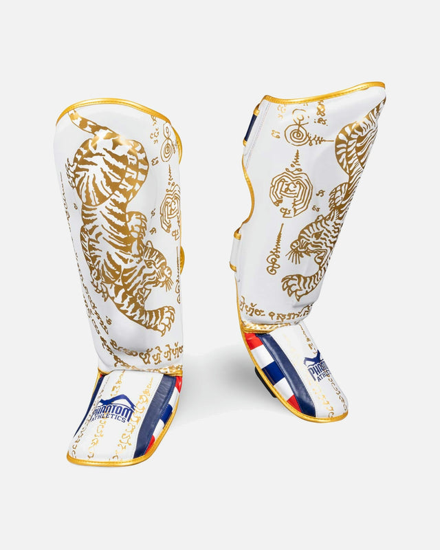 Phantom Athletics Scheenbeschermers Muay Thai - Zwart/Zilver