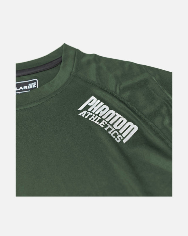 T-shirt d'entraînement Phantom Athletics Tactic Manches longues – Vert