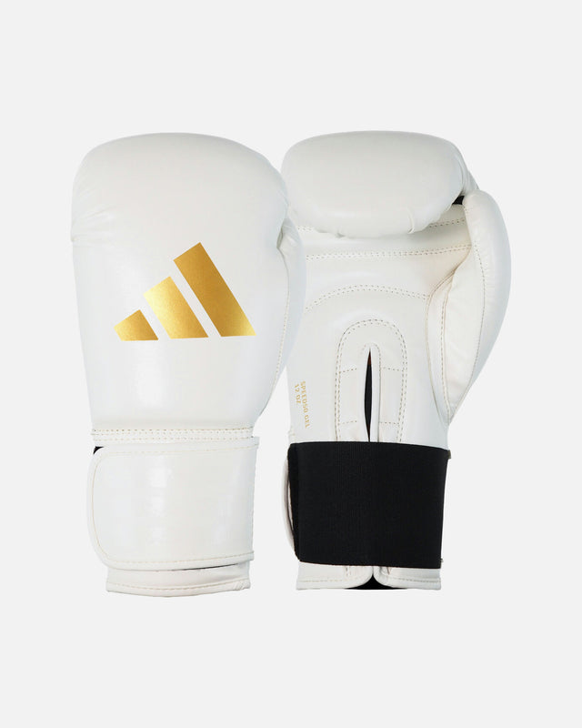 Guantes de boxeo Adidas Speed 50 – Blanco/Oro