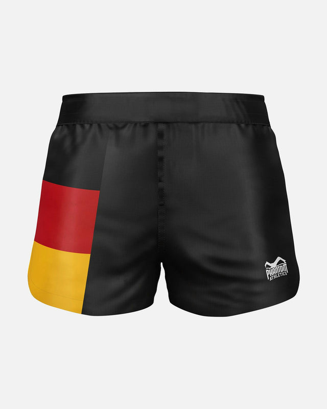 Shorts de MMA Phantom Athletics FUSION-R Germany – Noir/Rouge/Or