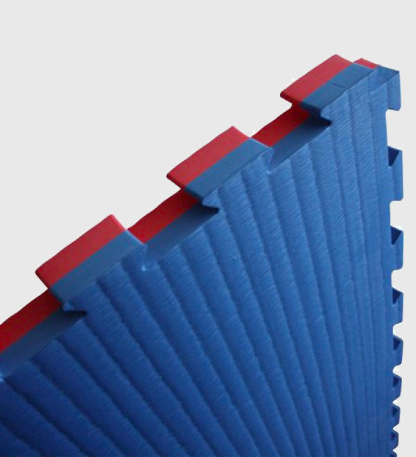 Puzzlematte Rot/Blau – Matten & Böden