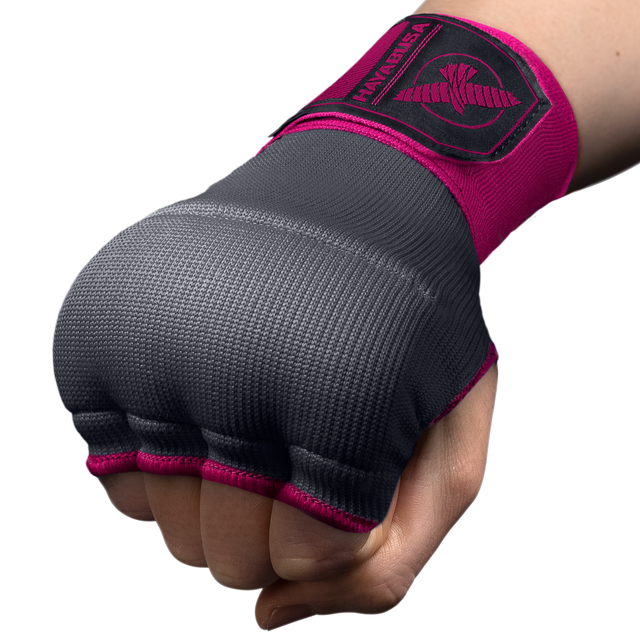 Guantes interiores Hayabusa Quick Gel – Gris/Rosa