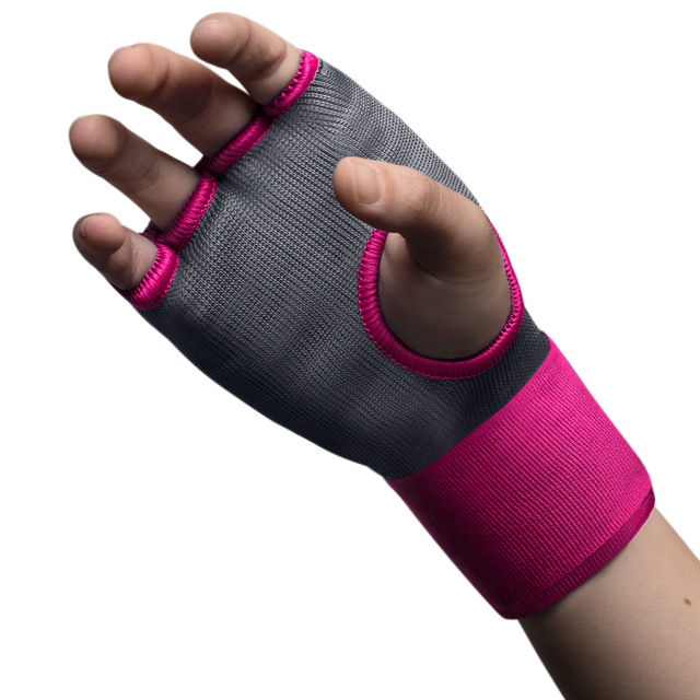 Guantes interiores Hayabusa Quick Gel – Gris/Rosa