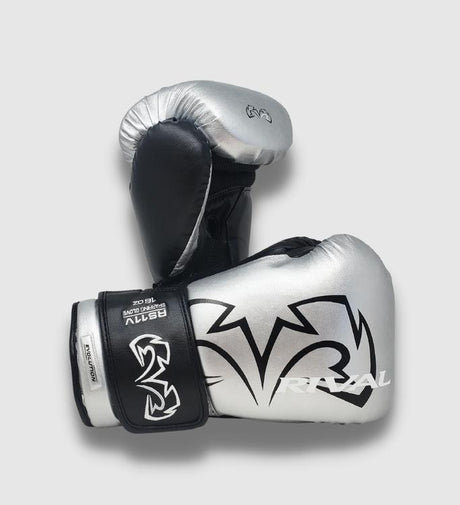 Guantes de boxeo Rival RS11V Evolution – Plata/Negro