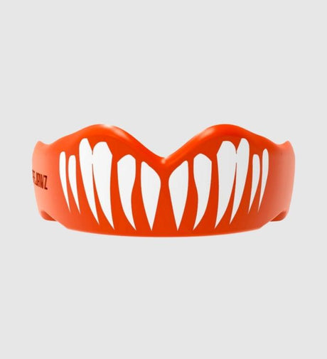 Protège-dents Safejawz Extro Viper – Orange/Blanc