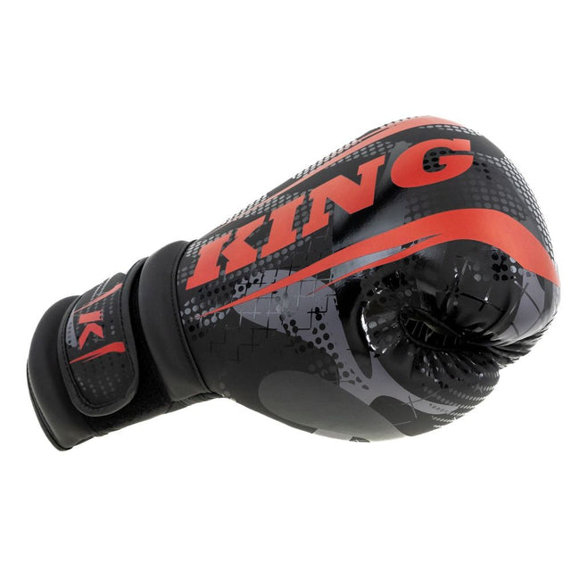 Gants de boxe King Pro Boxing Shogun – Noir/Rouge
