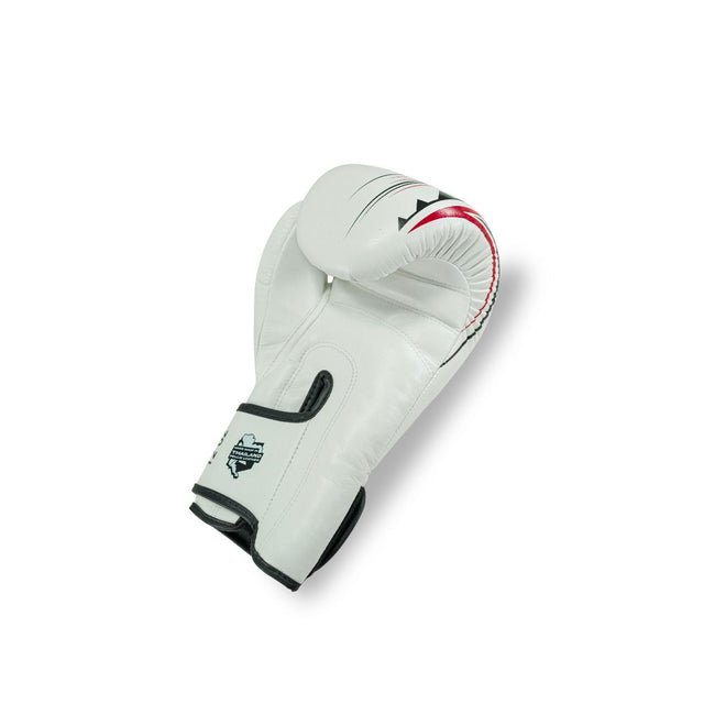 King Pro Boxing Bokshandschoenen BG Spartan - Wit/Zwart/Rood