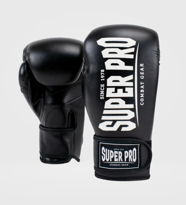 Gants de boxe Super Pro Champ – Noir/Blanc – Gants de boxe