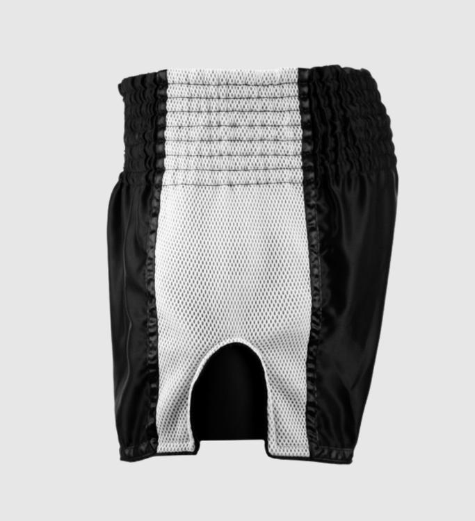 Super Pro Kickboks Broekje Brave - Zwart/Wit - Shorts